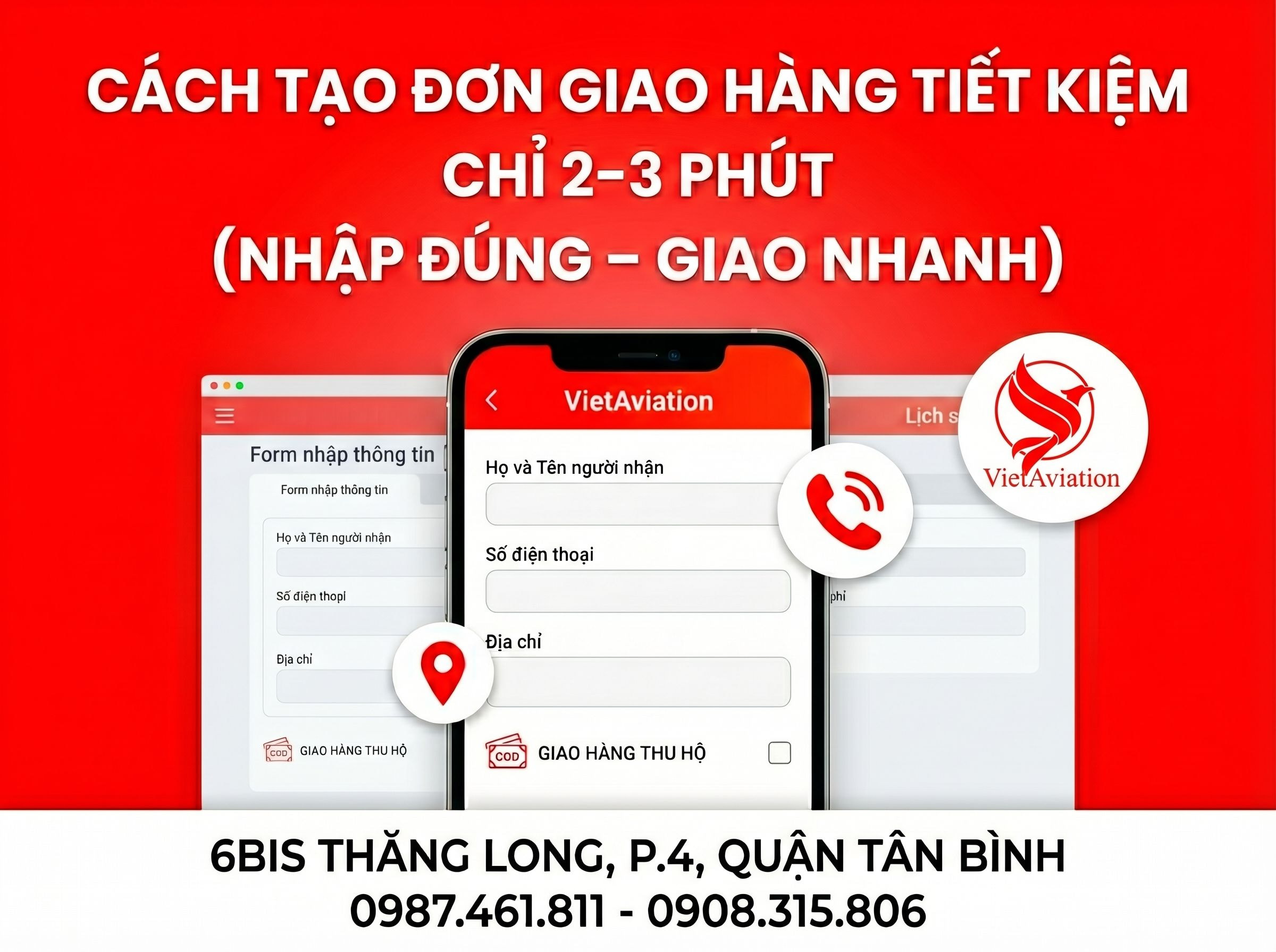 Cách tạo đơn gửi hàng tiết kiệm đơn giản