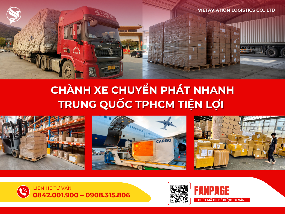 Chành xe chuyển phát nhanh Trung Quốc TPHCM tiện lợi