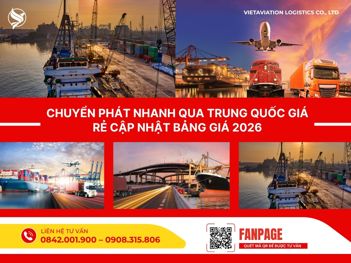 Chuyển phát nhanh qua Trung Quốc giá rẻ cập nhật bảng giá 2026