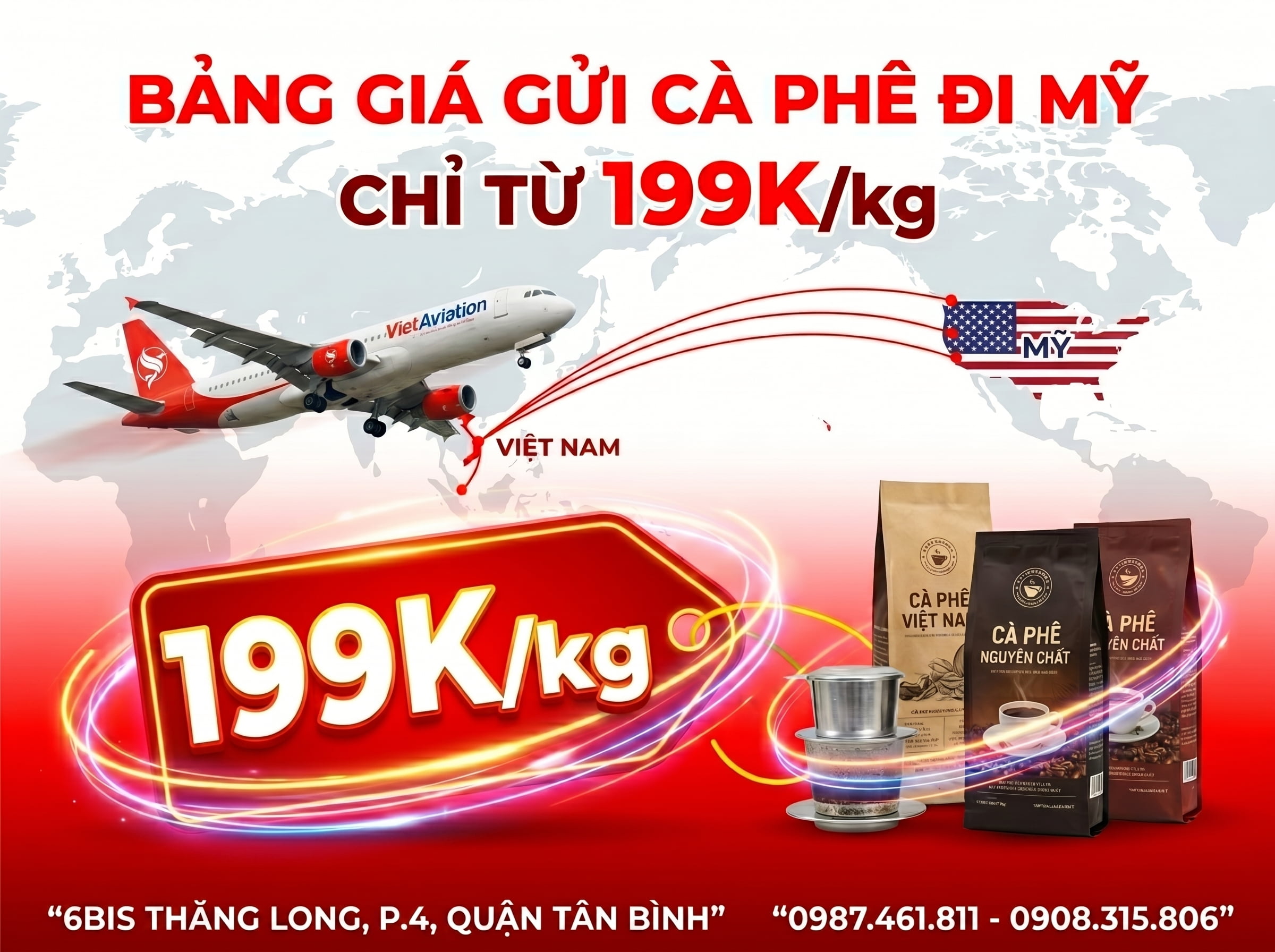 Gửi Cà Phê Đi Mỹ Giá Từ 199k/kg, Nhận 3-9 Ngày News 2026