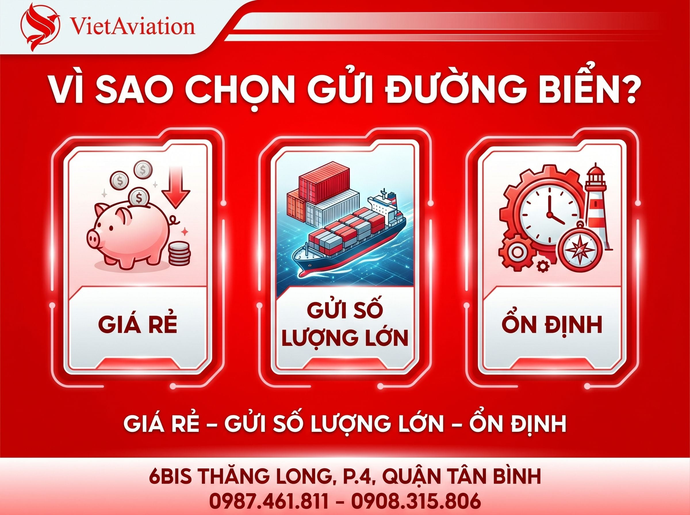 Vì sao nên chọn đường biển để gửi hàng đi Mỹ?