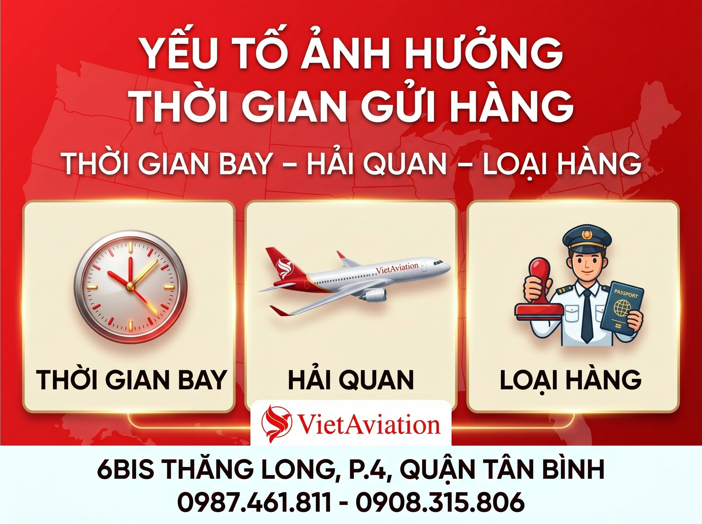 Các yếu tố ảnh hưởng đến thời gian vận chuyển hàng đi Mỹ