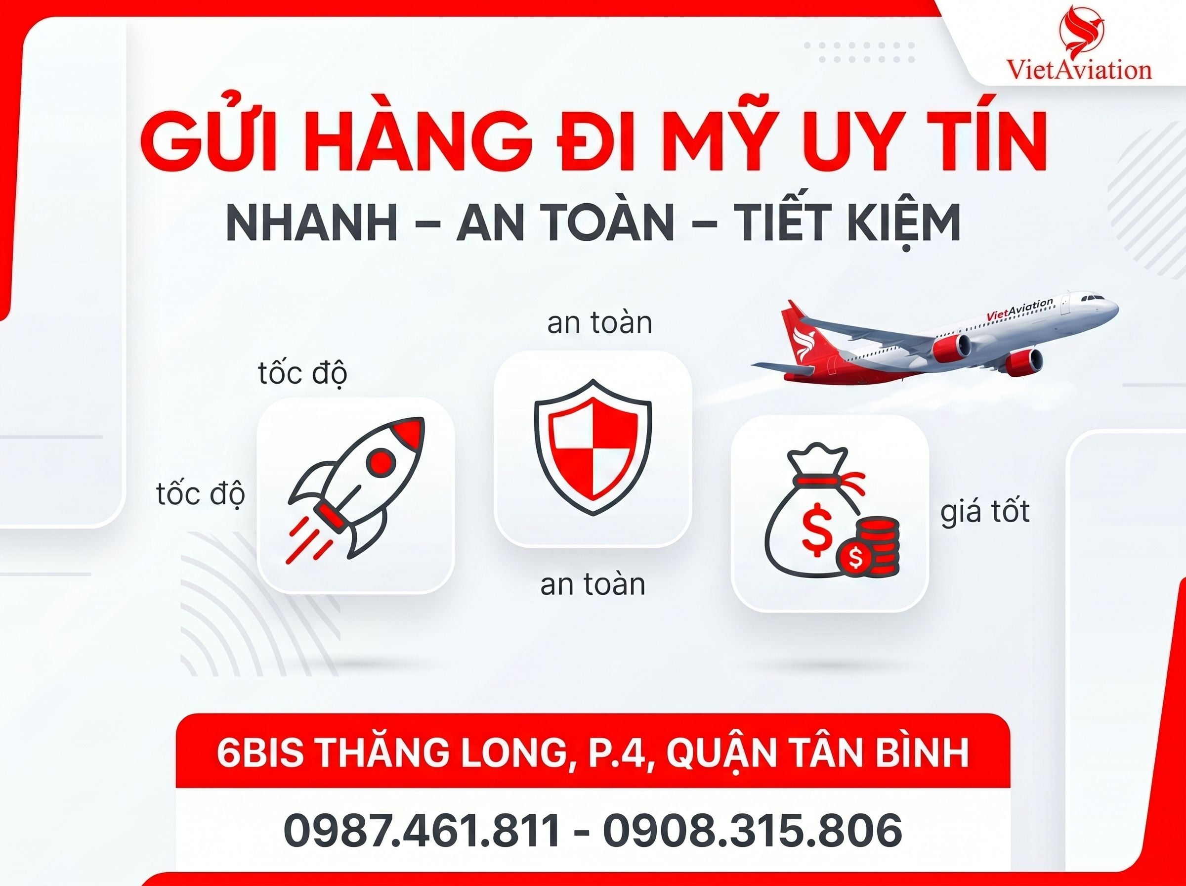 Dịch vụ gửi hàng đi Mỹ uy tín-giá tốt