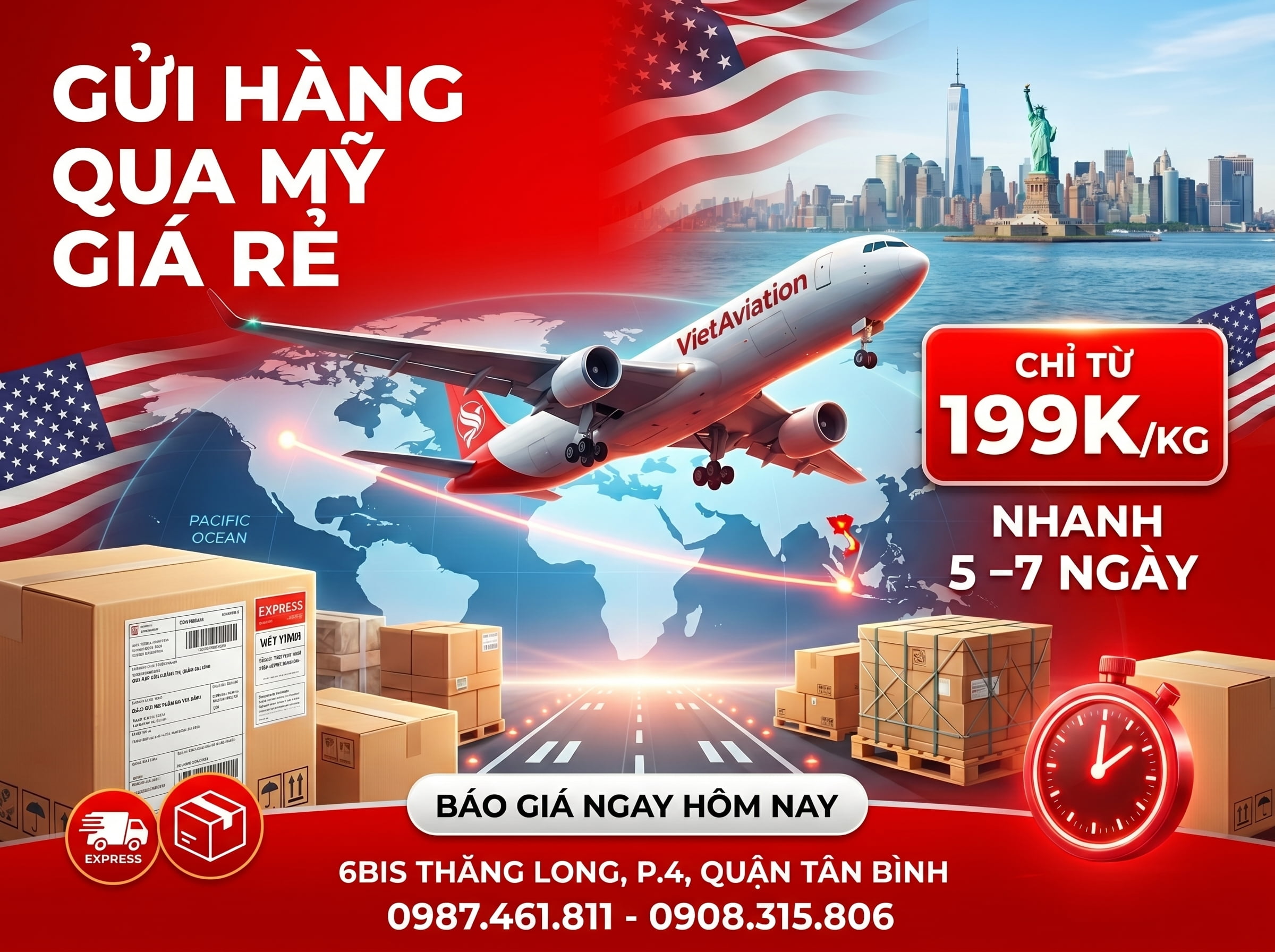 Các câu hỏi về gửi hàng từ Việt Nam đi Mỹ phổ biến hiện nay