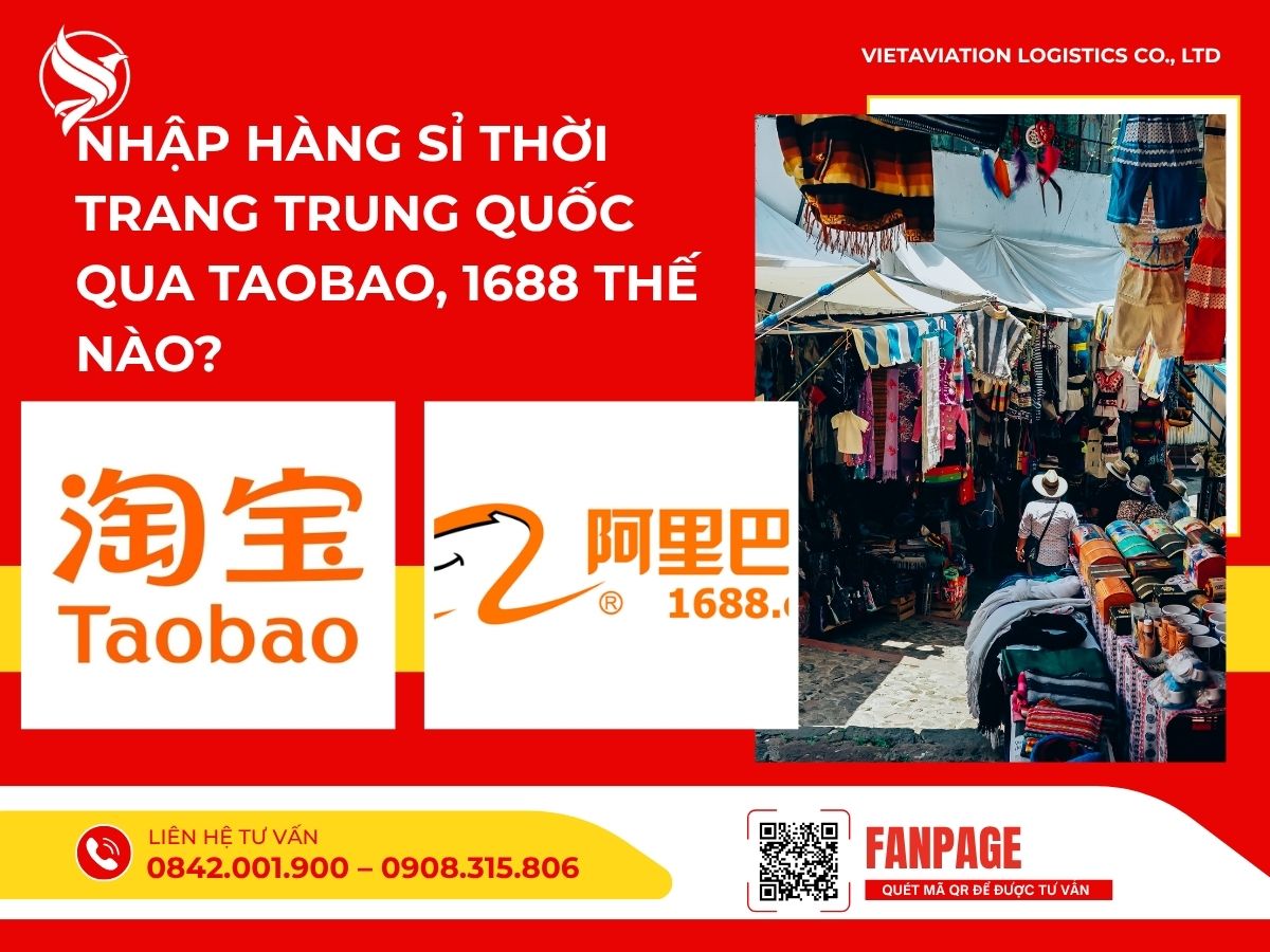 Nhập hàng sỉ thời trang Trung Quốc qua Taobao, 1688 thế nào?