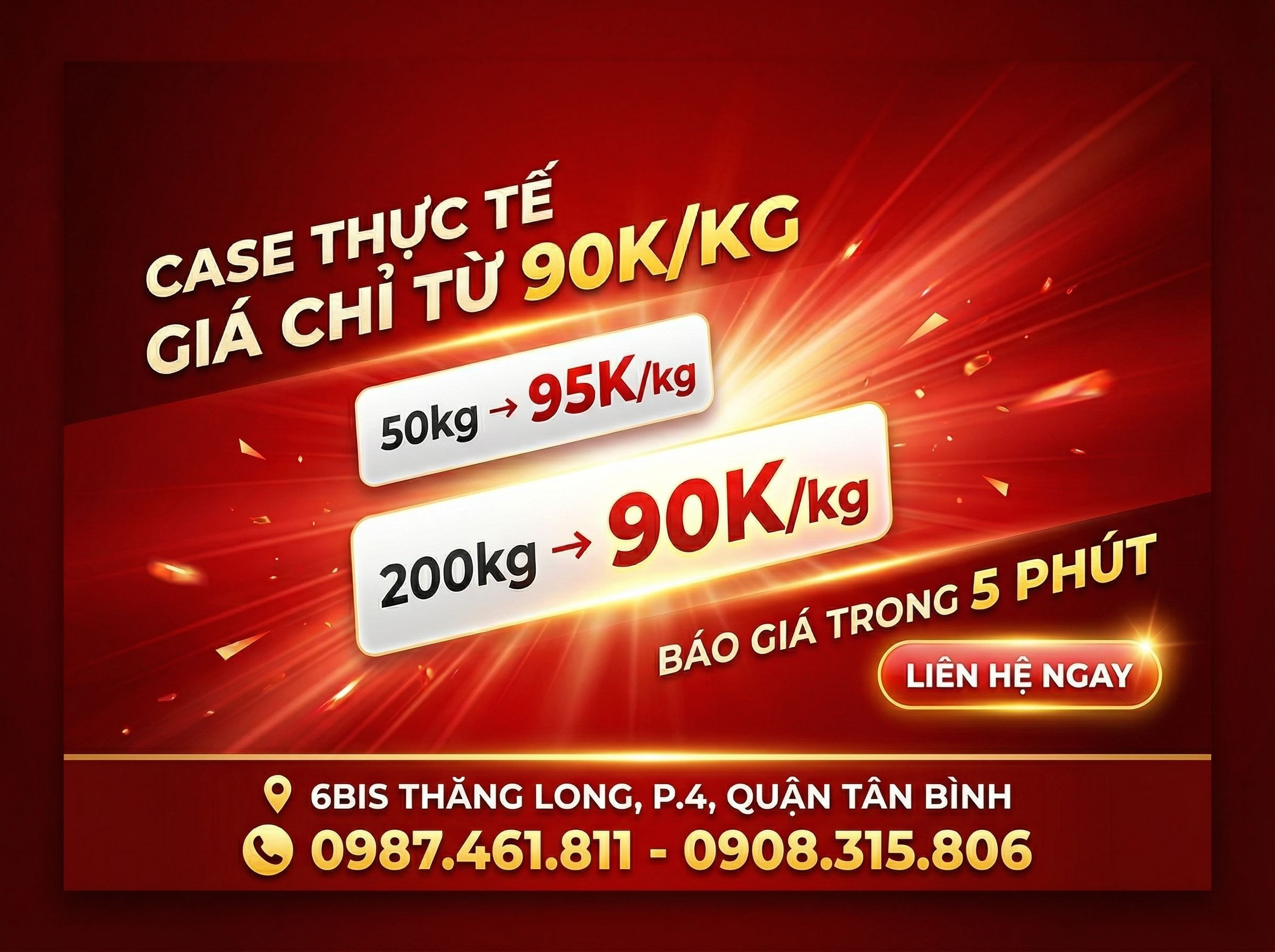 Đơn hàng vận chuyển từ Bắc xuống Nam của VietAviation