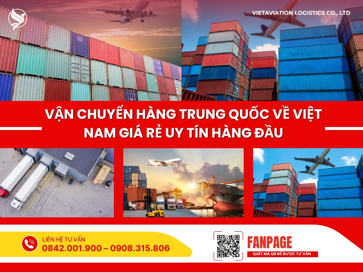 Vận chuyển hàng Trung Quốc về Việt Nam giá rẻ Uy tín hàng đầu