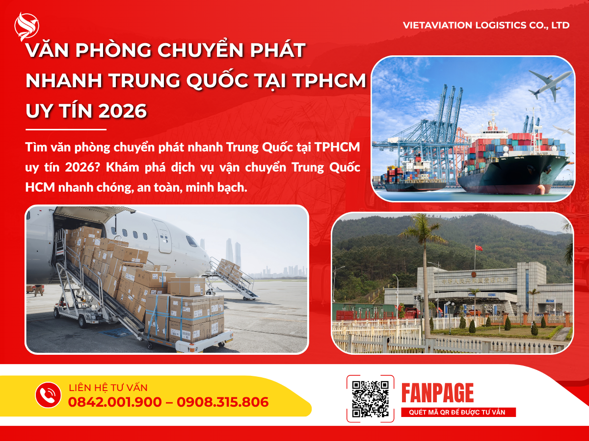 Văn phòng chuyển phát nhanh Trung Quốc tại TPHCM uy tín 2026