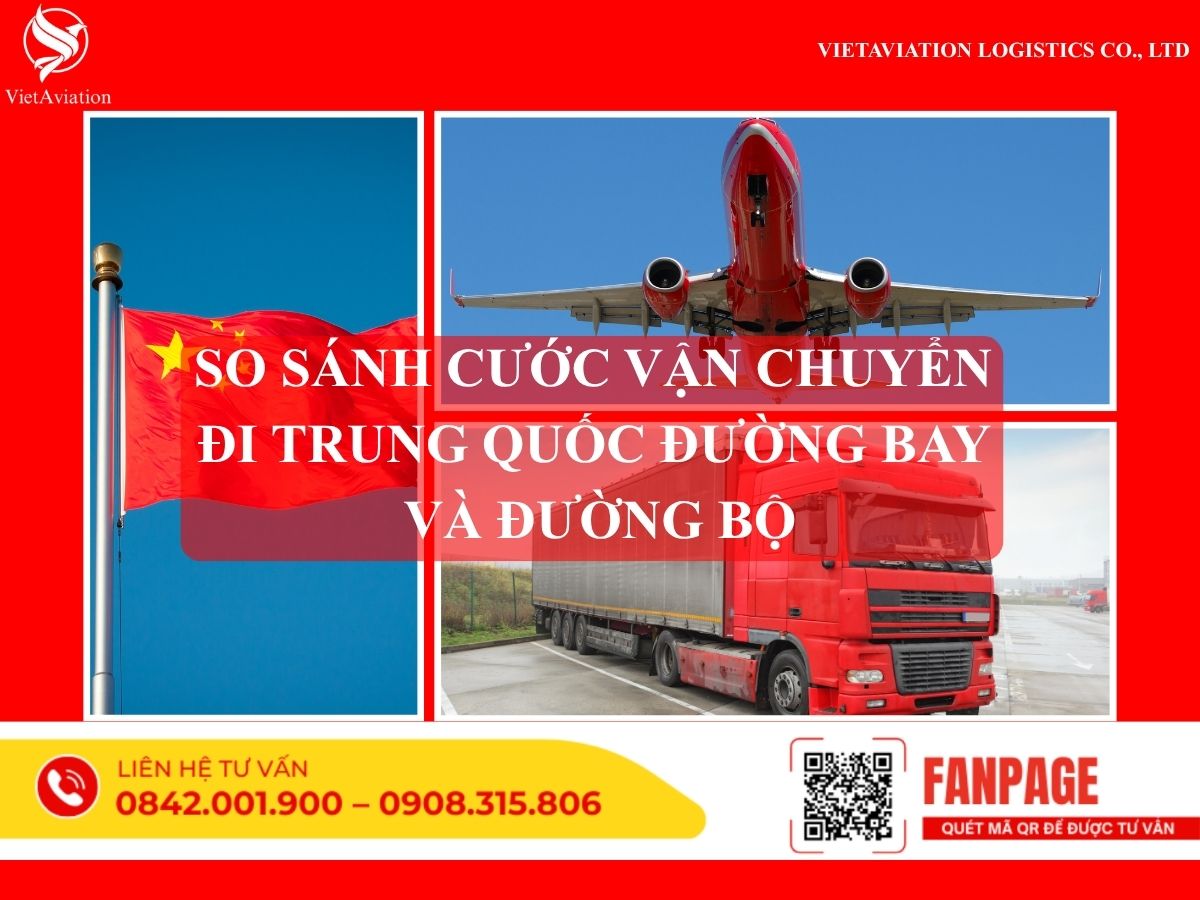 So Sánh Cước Vận Chuyển Đi Trung Quốc Đường Bay Và Đường Bộ