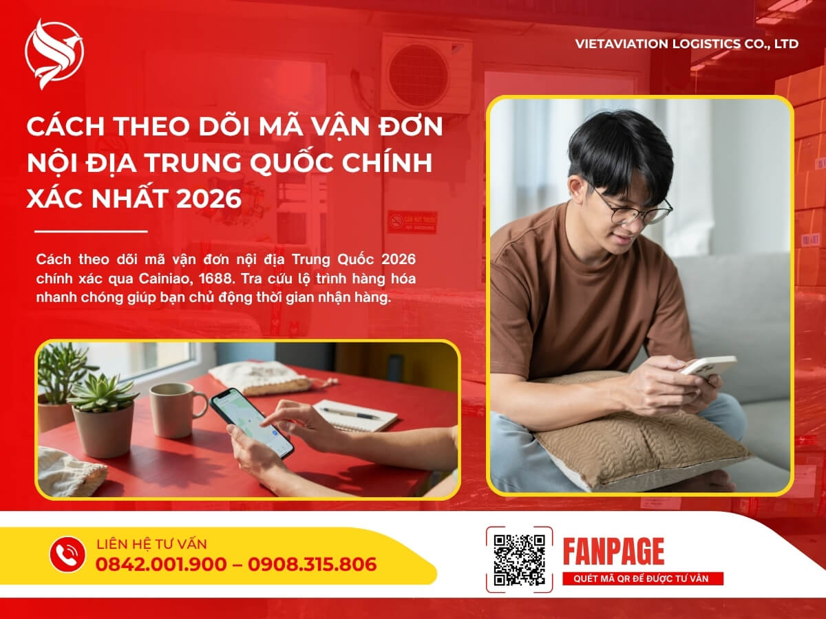 Cách theo dõi mã vận đơn nội địa Trung Quốc chính xác nhất 2026