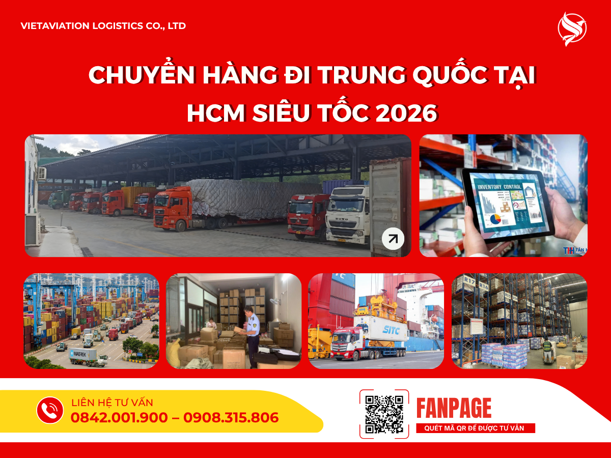 Chuyển hàng đi Trung Quốc tại HCM siêu tốc 2026