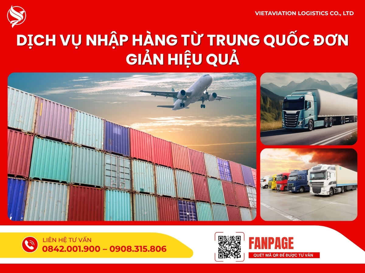 Dịch vụ nhập hàng từ Trung Quốc đơn giản hiệu quả