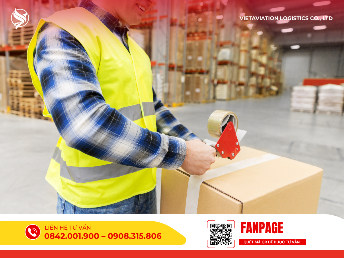 Đóng gói hàng hóa gửi đi Trung Quốc tại HCM chuẩn
