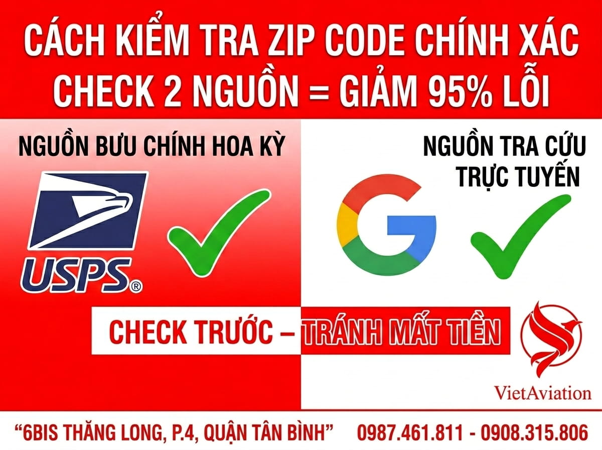Cách kiểm tra lỗi miễn phí khi gửi hàng đi Mỹ code