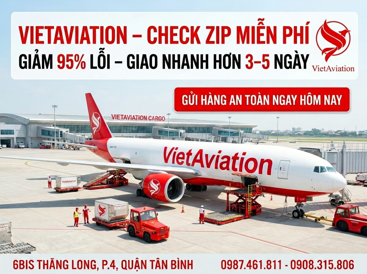 Cùng VietAviation check zip code trướ ckhi gửi hàng sang Mỹ
