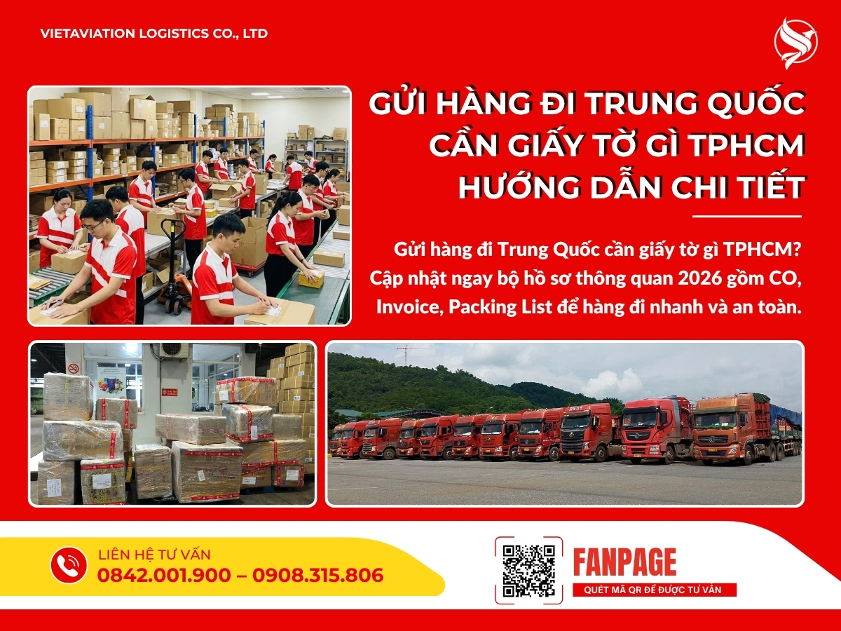 Gửi hàng đi Trung Quốc cần giấy tờ gì TPHCM hướng dẫn chi tiết