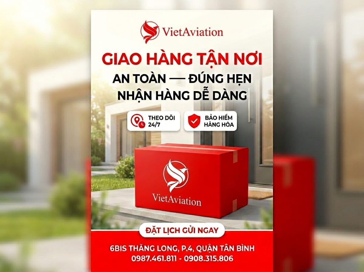 Gửi hàng nhanh hỏa tốc cùng VietAviation