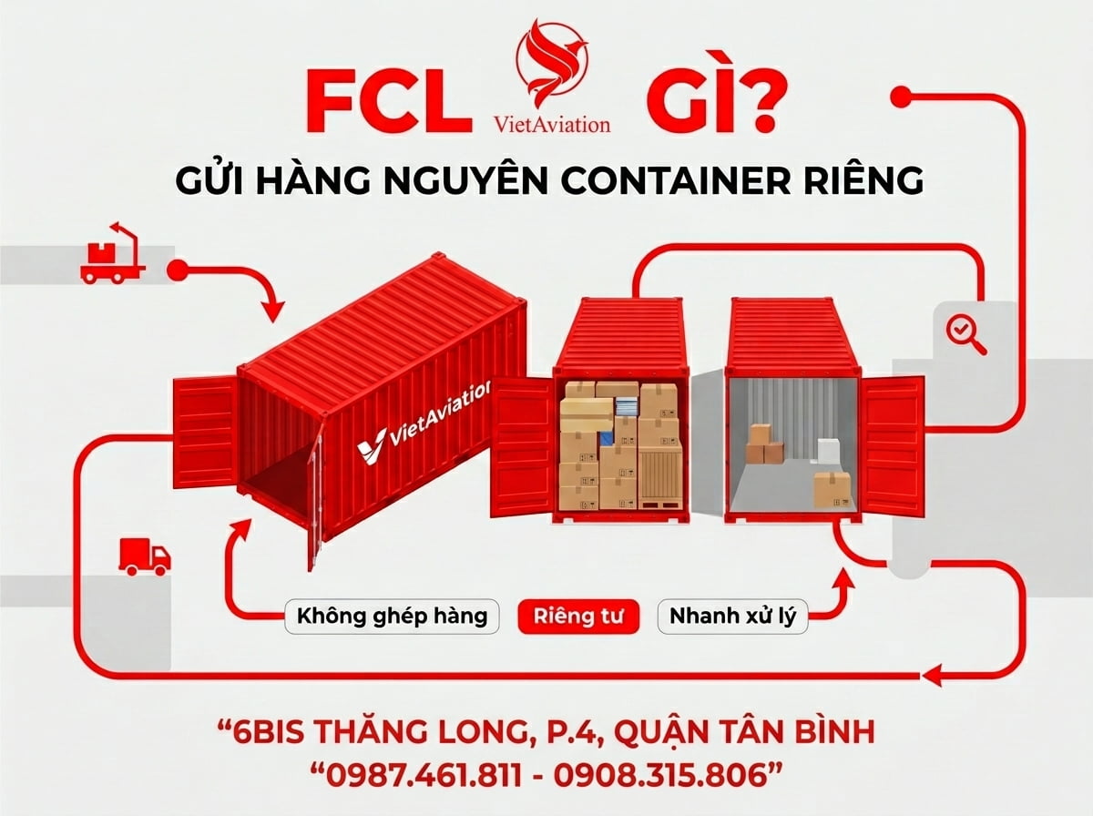 Hàng nguyên container (FCL) là gì