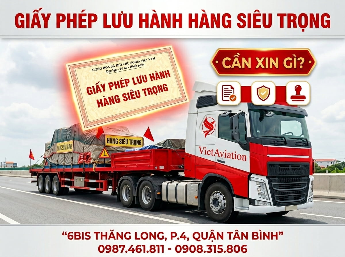Giấy phép gửi hàng siêu trọng siêu trường 2026