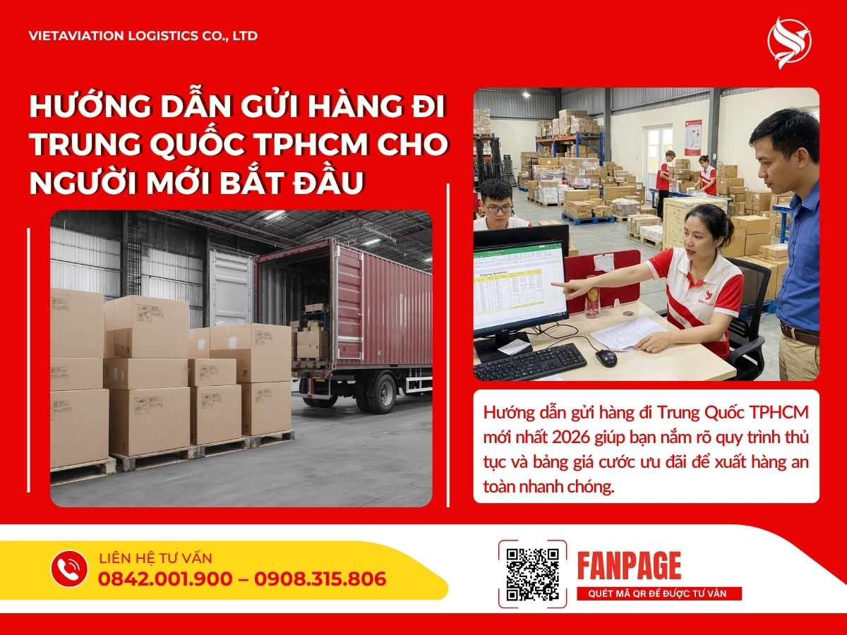 Hướng dẫn gửi hàng đi Trung Quốc TPHCM cho người mới bắt đầu