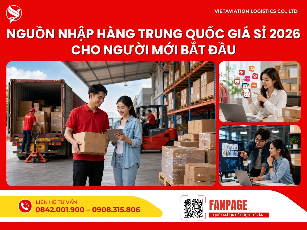 Nguồn nhập hàng Trung Quốc giá sỉ 2026 cho người mới bắt đầu