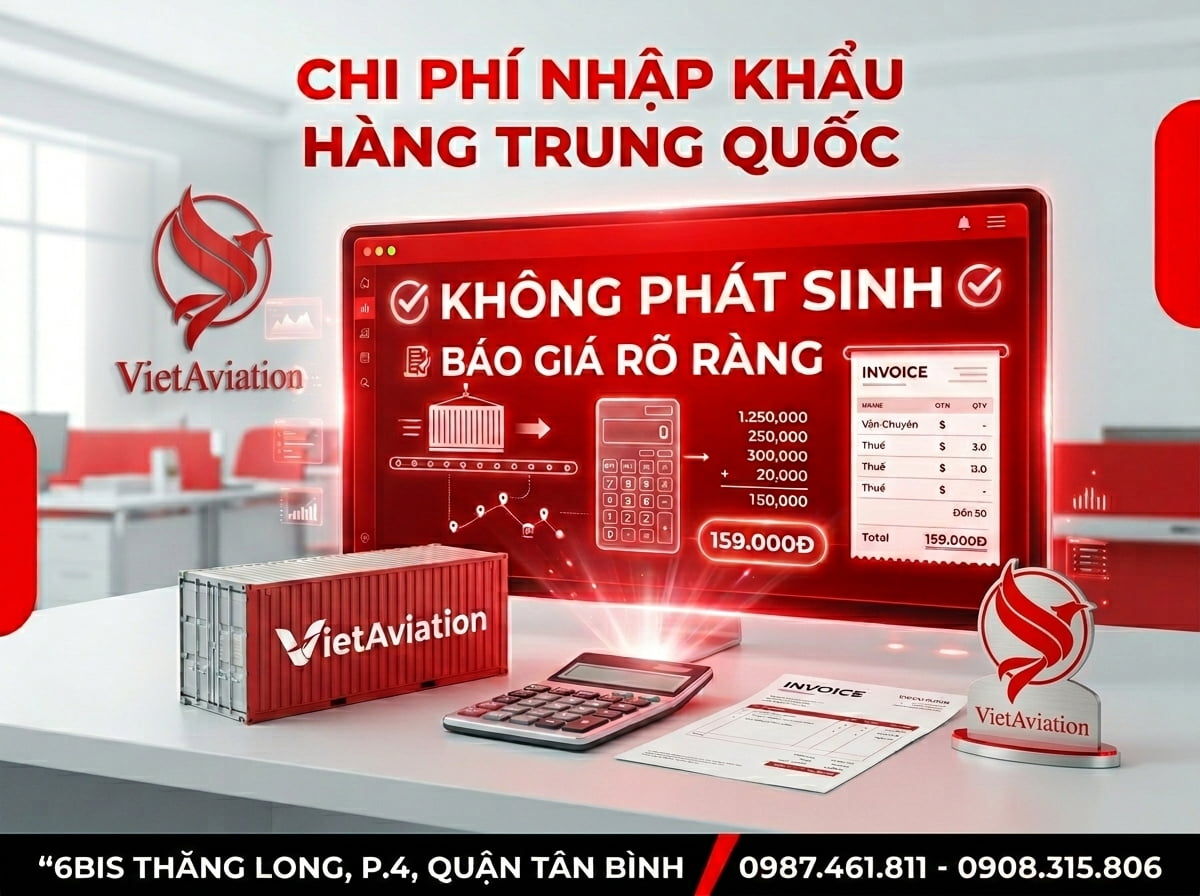 Chi phí có thể phát sinh khi nhập khẩu chính ngạch hàng Trung Quốc