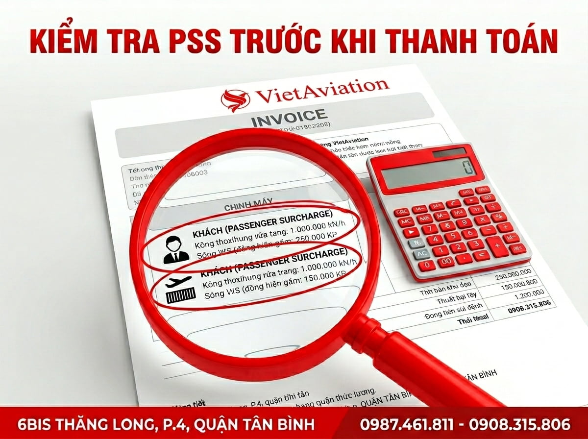 Quy trình kiểm tra phí PSS