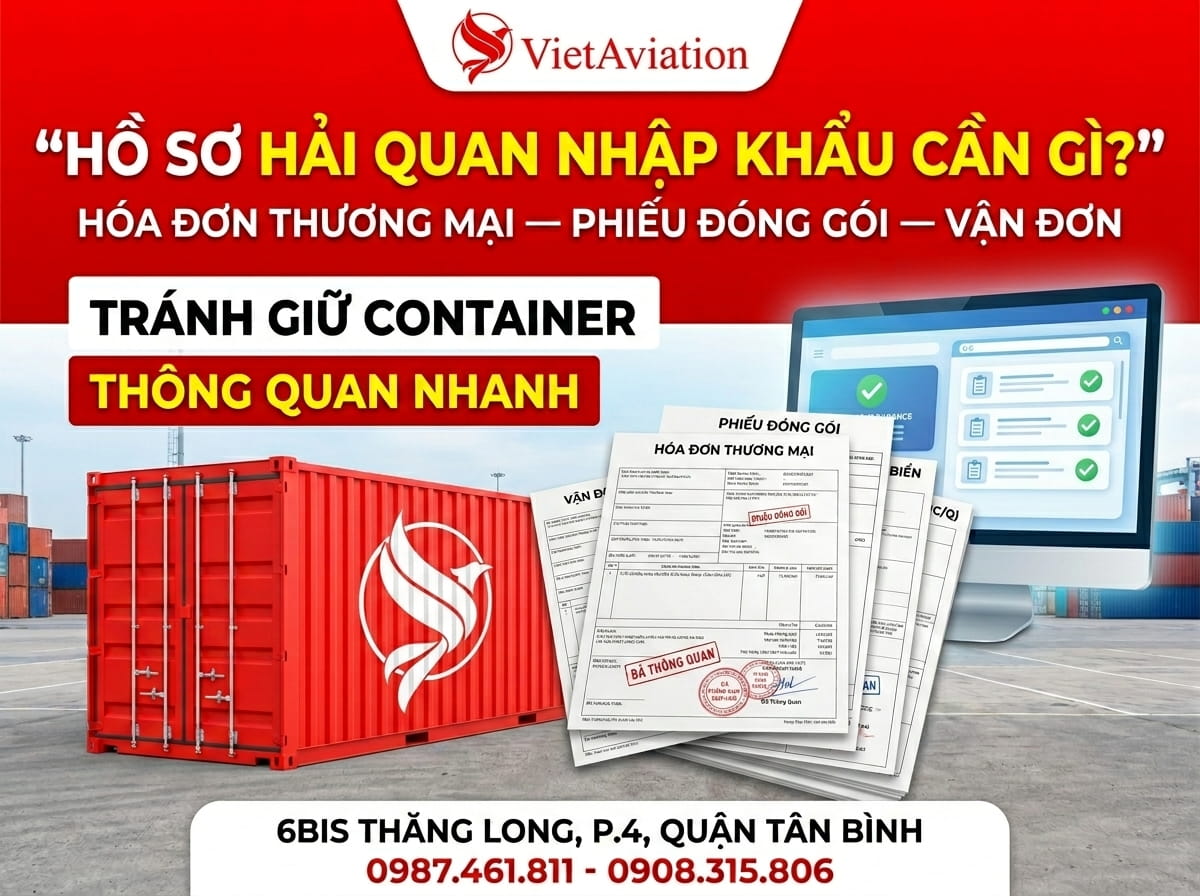 Hồ sơ nhập hàng bằng đường biển mới nhất hiện nay
