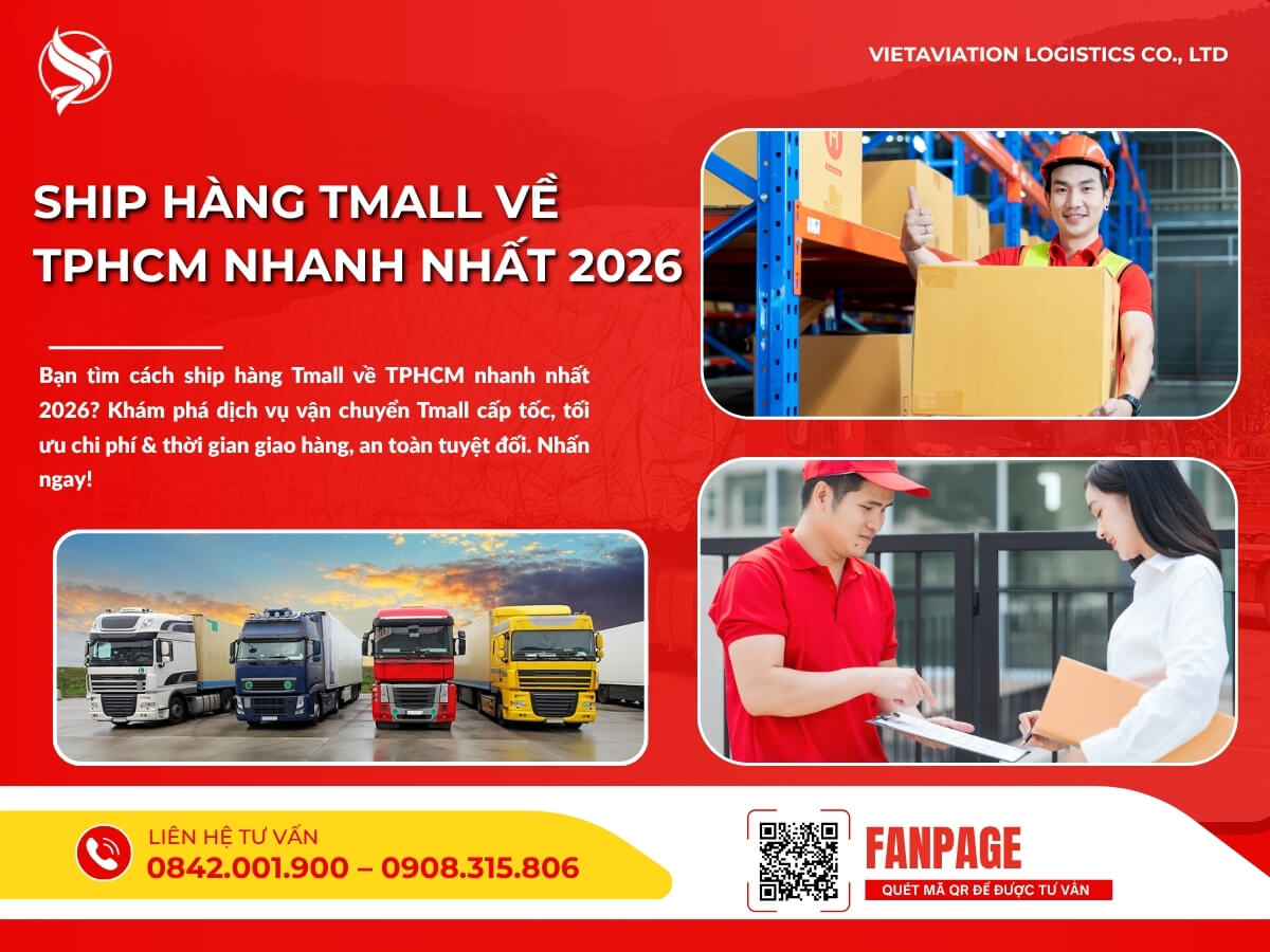 Ship hàng Tmall về TPHCM nhanh nhất 2026