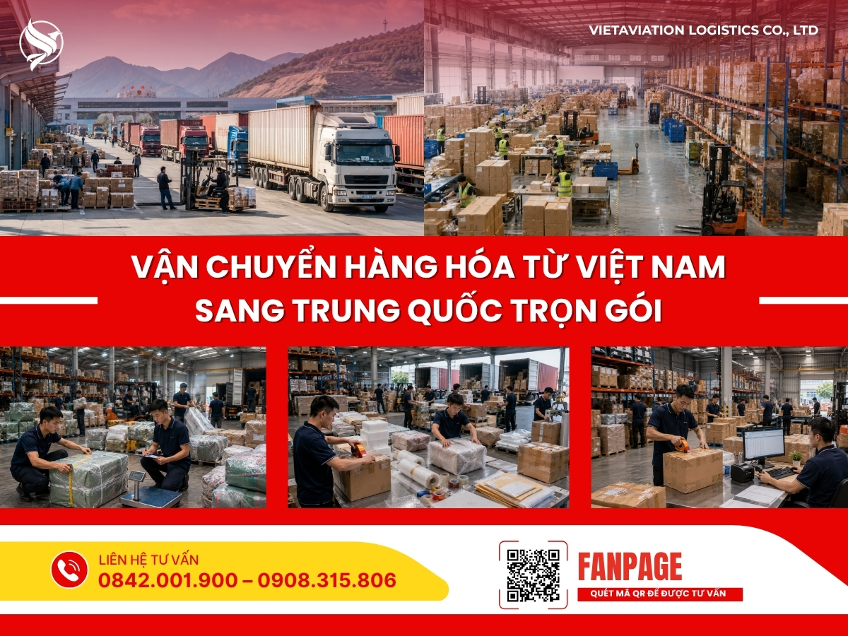 Vận chuyển hàng hóa từ Việt Nam sang Trung Quốc trọn gói