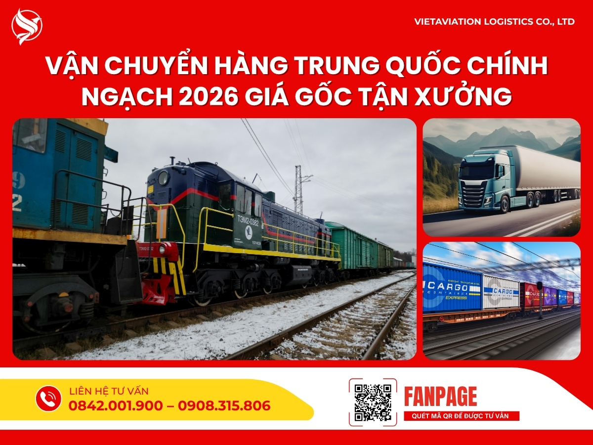 Vận chuyển hàng trung quốc chính ngạch 2026 giá gốc tận xưởng
