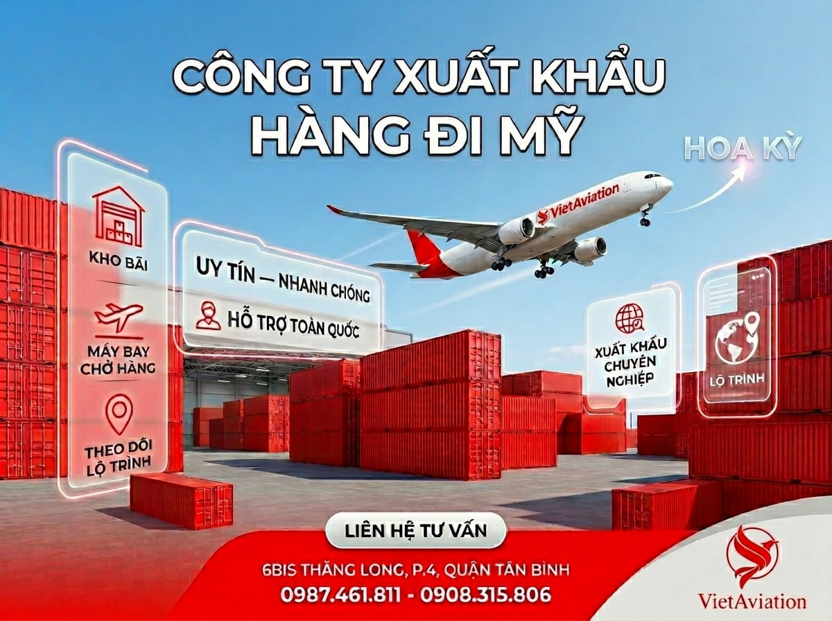 Công ty xuất khẩu hàng hóa đi Mỹ uy tín