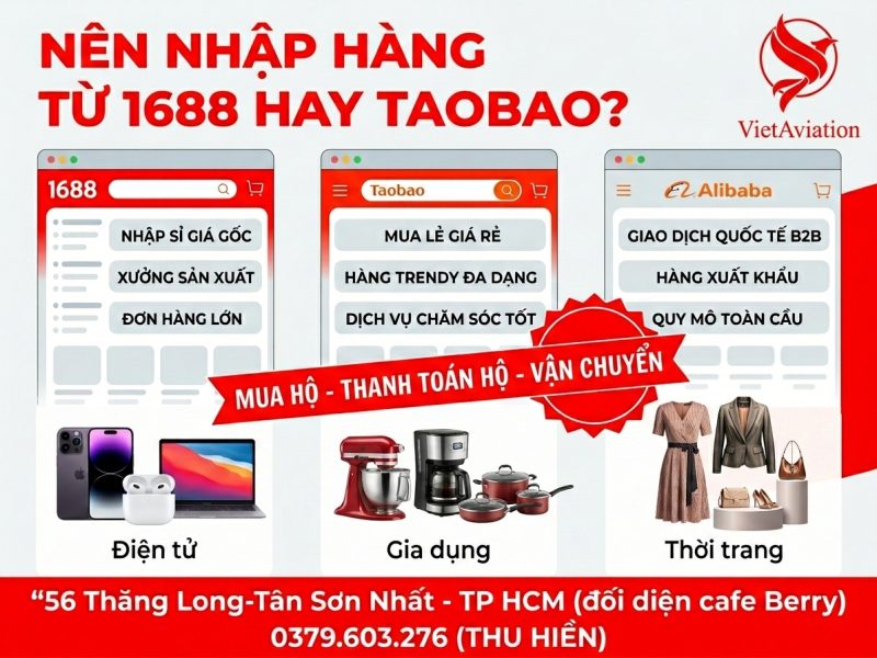 Nhập hàng Trung Quốc 1688 Taobao