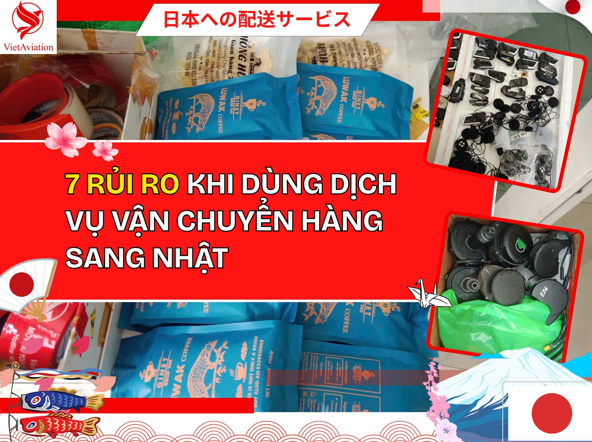 7 rủi ro khi dùng dịch vụ gửi hàng sang Nhật Bản 2026