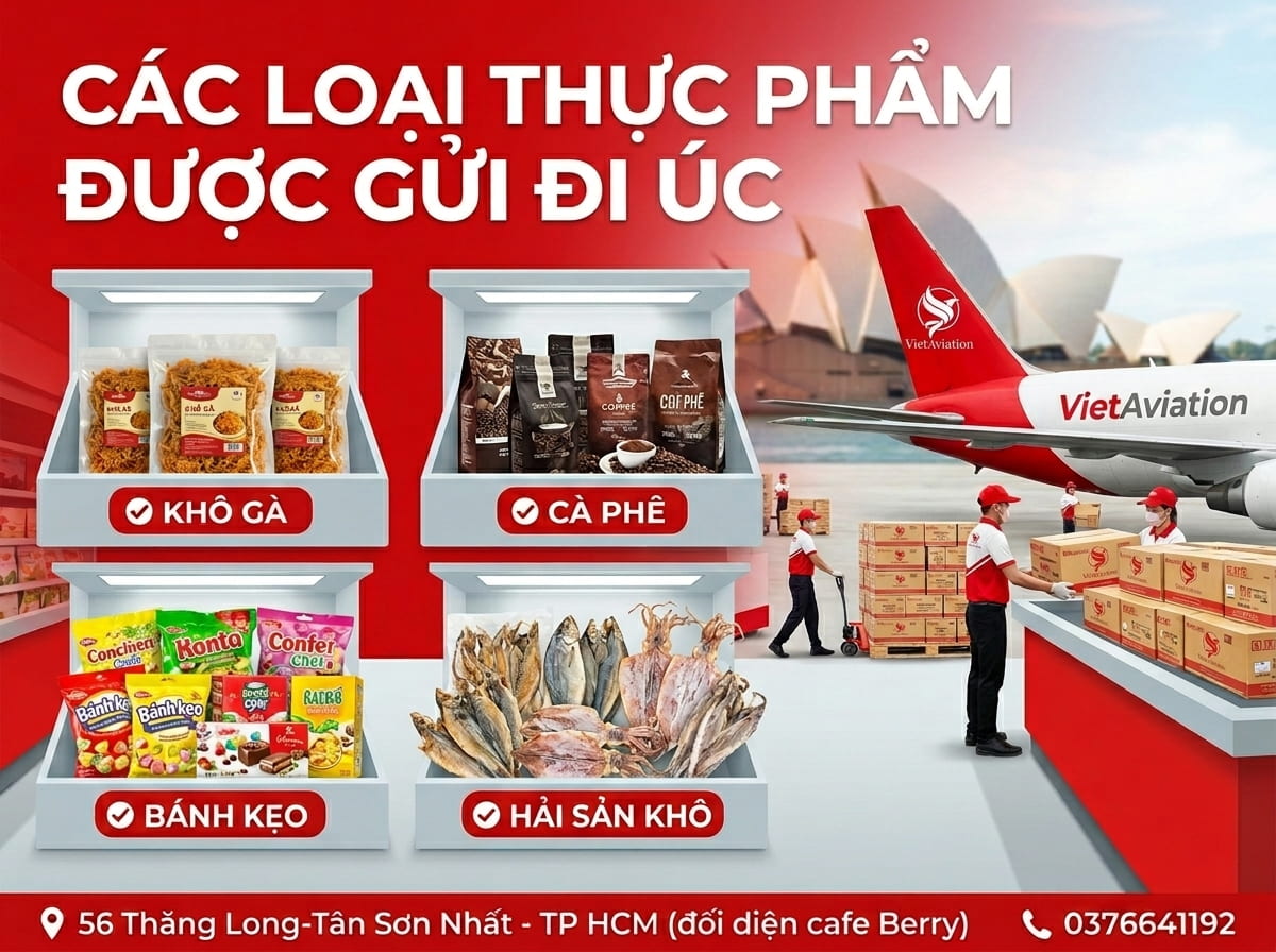 Các câu hỏi liên quan đến vận chuyển thực phẩm đi Úc của khách hàng