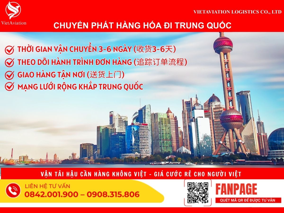 Gửi hàng đi Trung Quốc