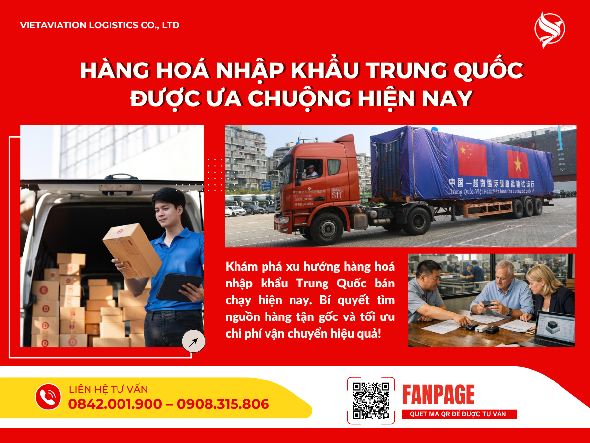 Hàng hoá nhập khẩu Trung Quốc được ưa chuộng hiện nay