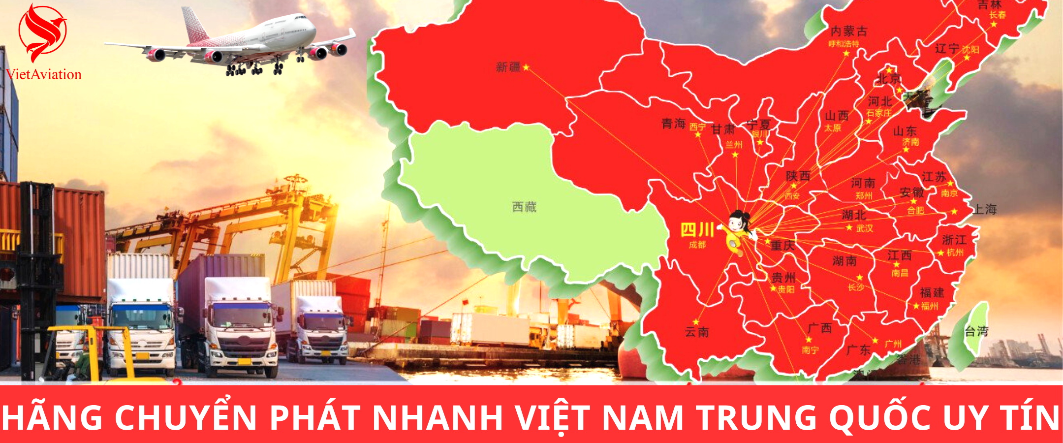 VietAviation hãng chuyển phát nhanh gửi hàng đi Trung Quốc uy tín