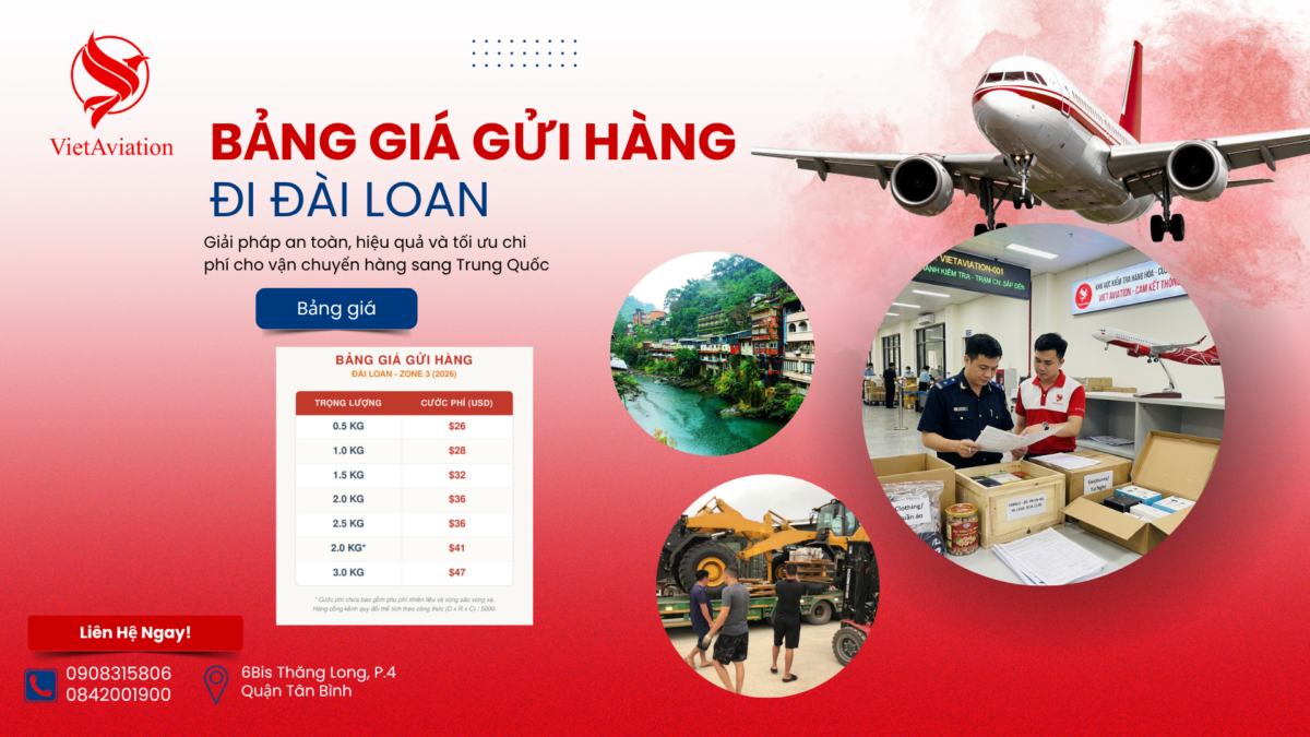 GỬI HÀNG đi đài loan