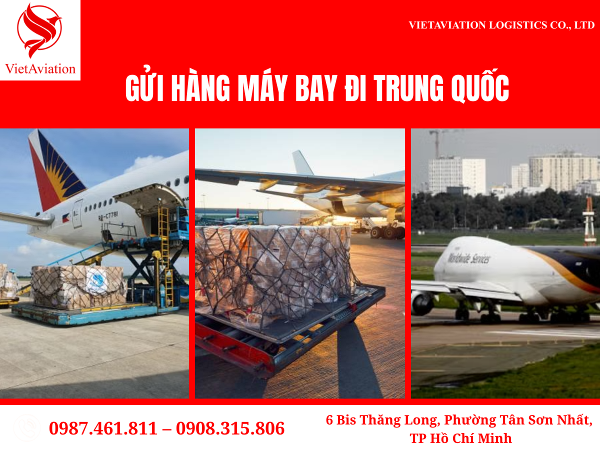 gửi hàng máy bay đi Trung Quốc