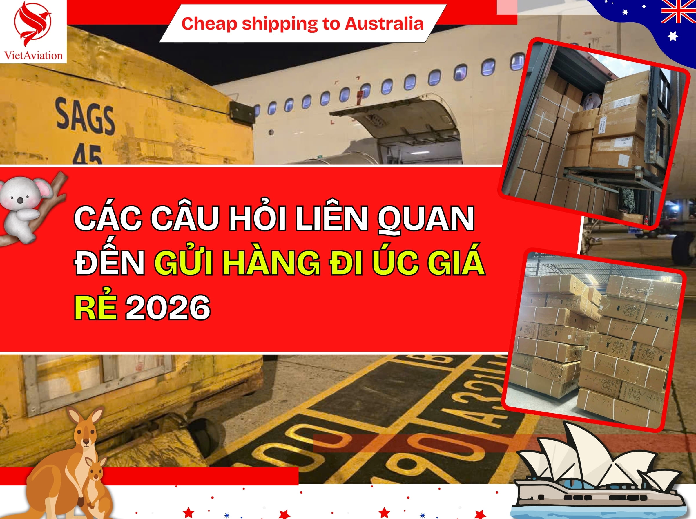 Các câu hỏi về dịch vụ gửi hàng qua Úc giá rẻ