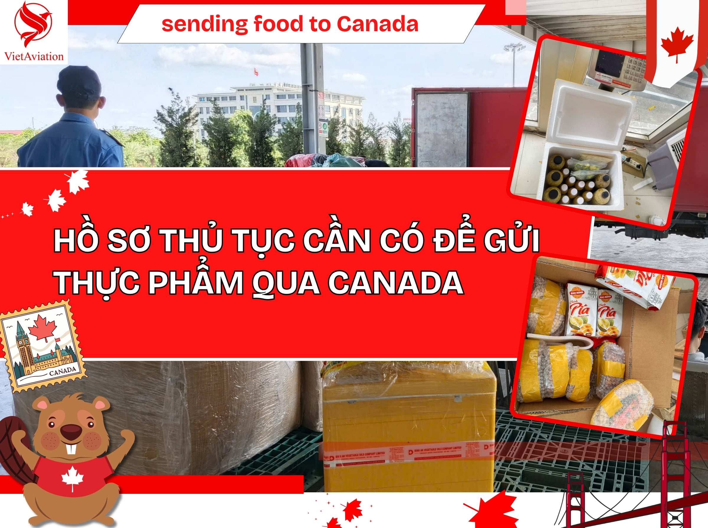 Hồ sơ gửi thực phẩm sang Canada 2026