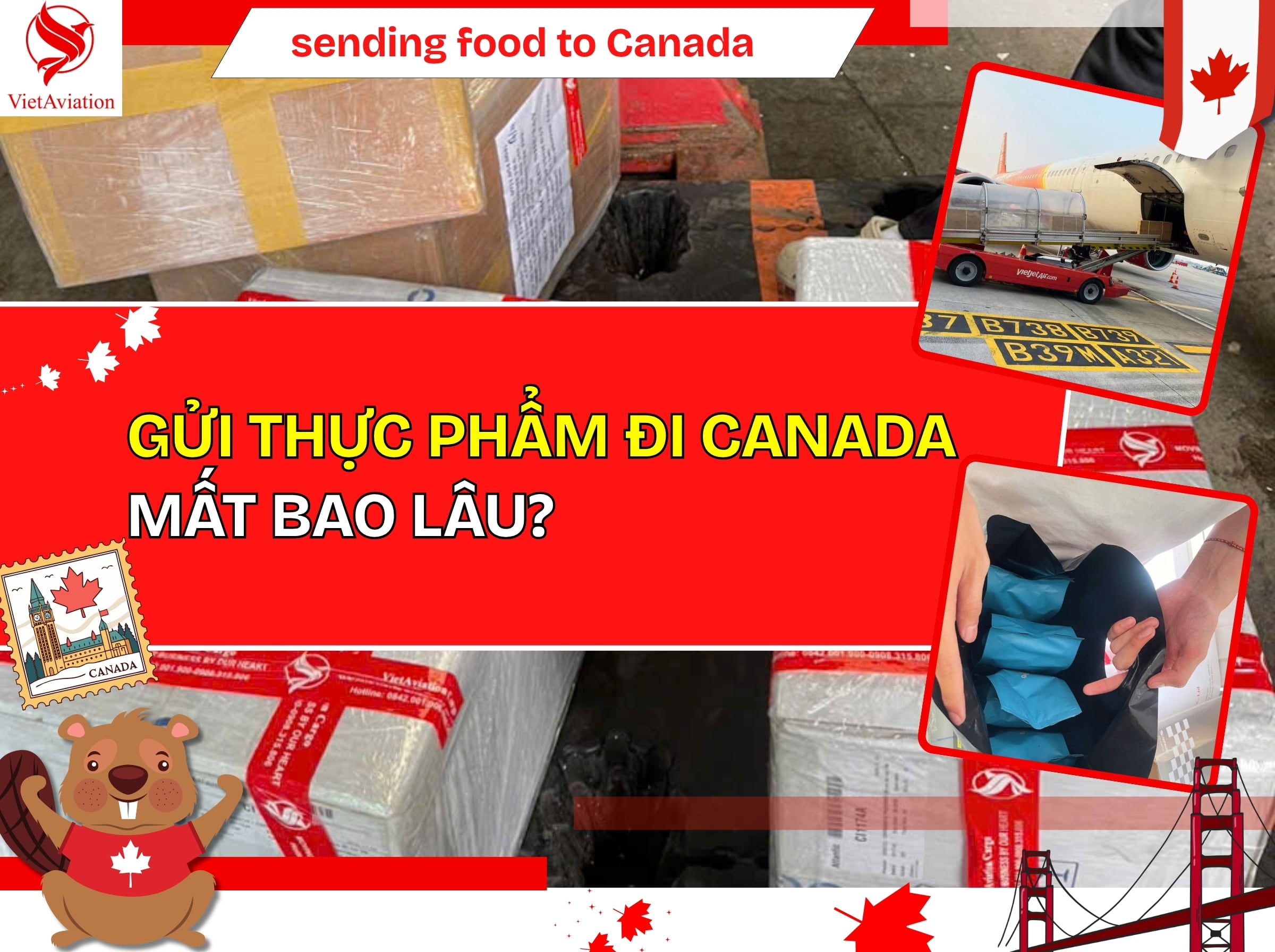 Thời gian gửi thực phẩm đi Canada