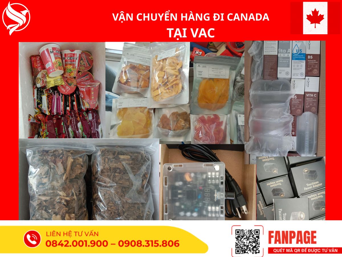 vận chuyển hàng đi canada