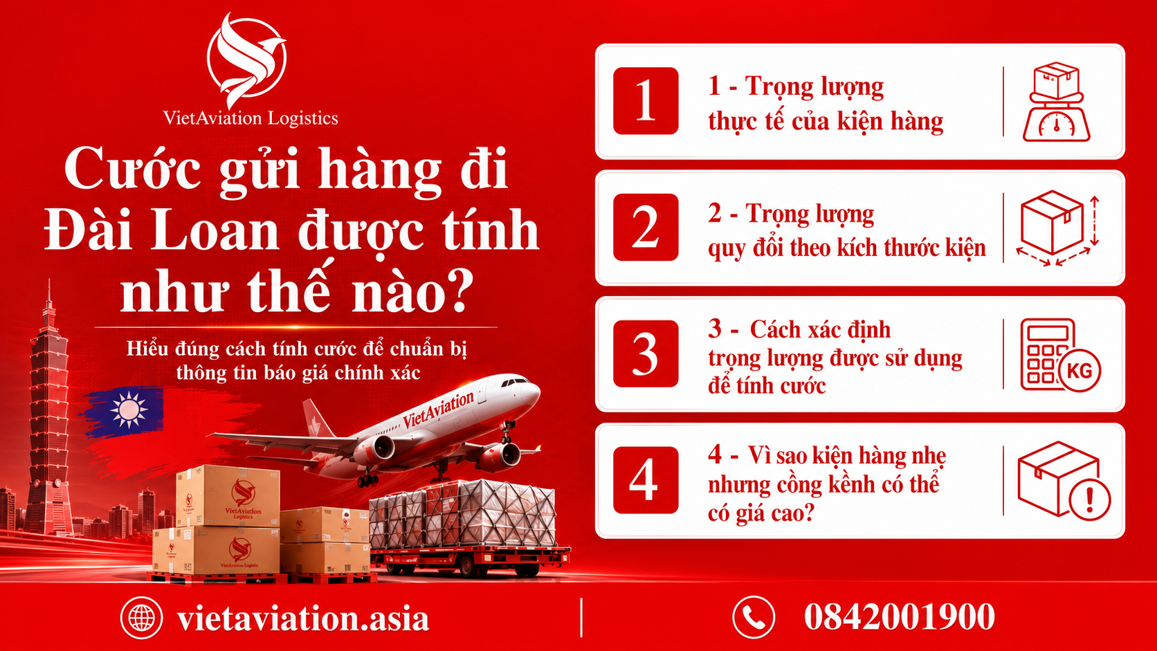 Gửi hàng đi Đài Loan