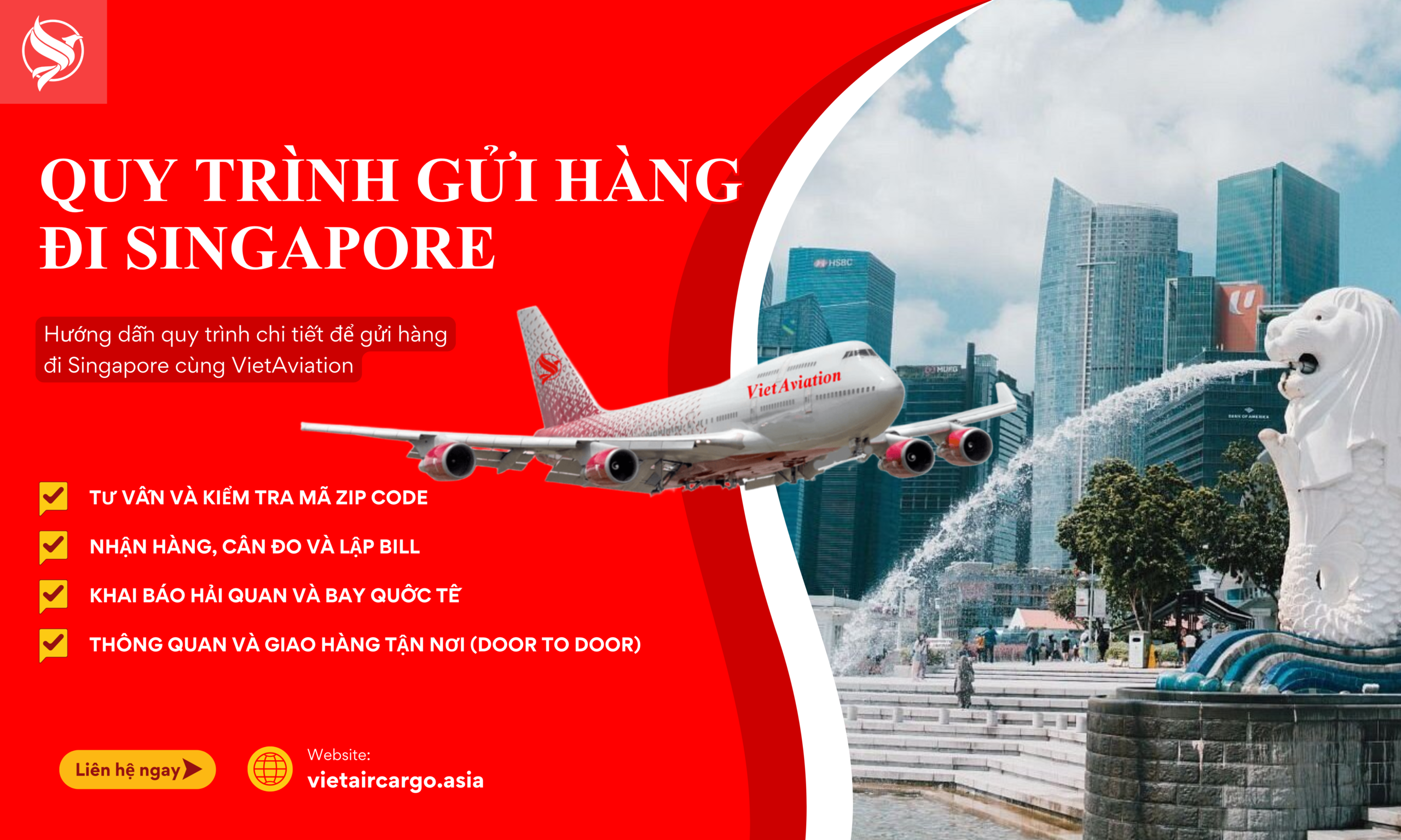 quy trình gửi hàng đi singapore