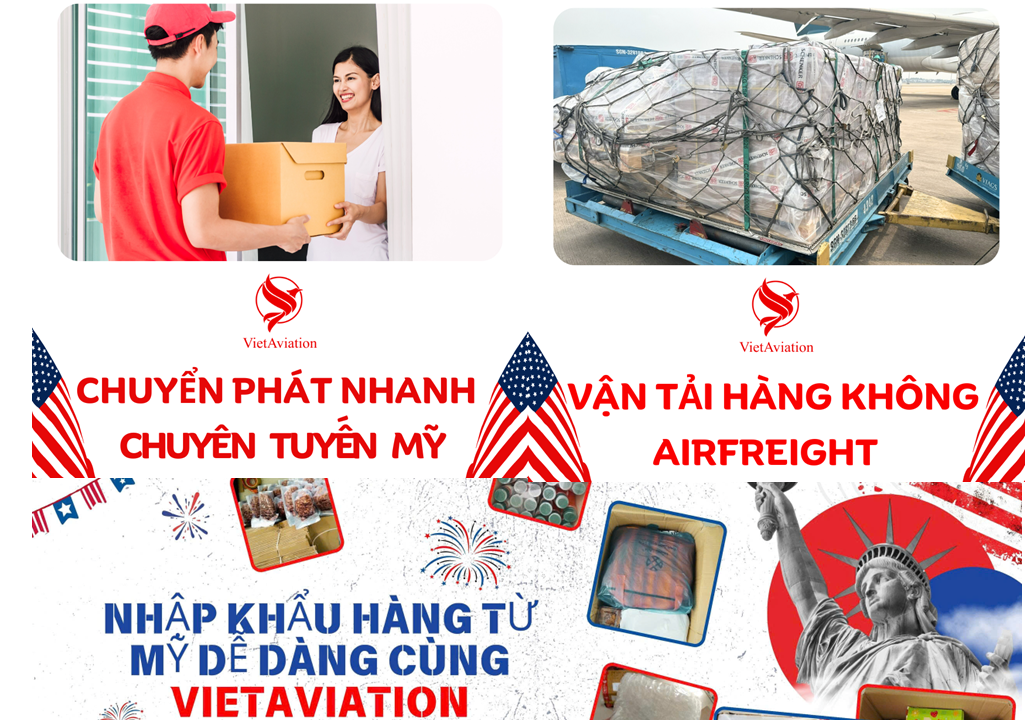 Dịch vụ gửi hàng Quốc Tế Đi Bắc Mỹ VietAviation