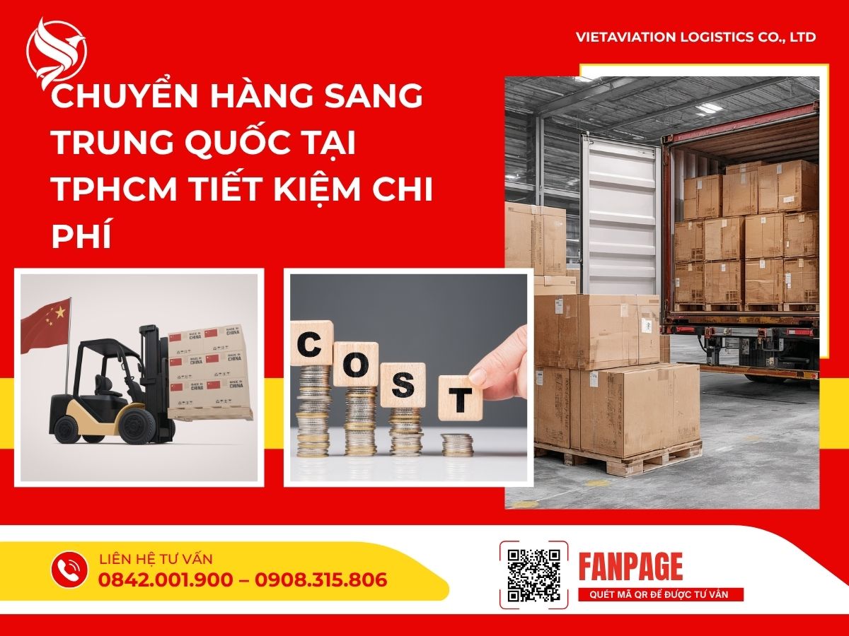 Chuyển hàng sang Trung Quốc tại TPHCM tiết kiệm chi phí