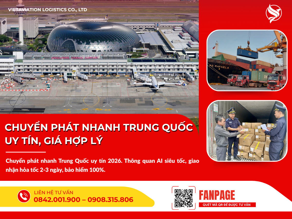TẠI SAO BẠN CHỌN VIETAVIATION GỬI HÀNG ĐI TRUNG QUỐC