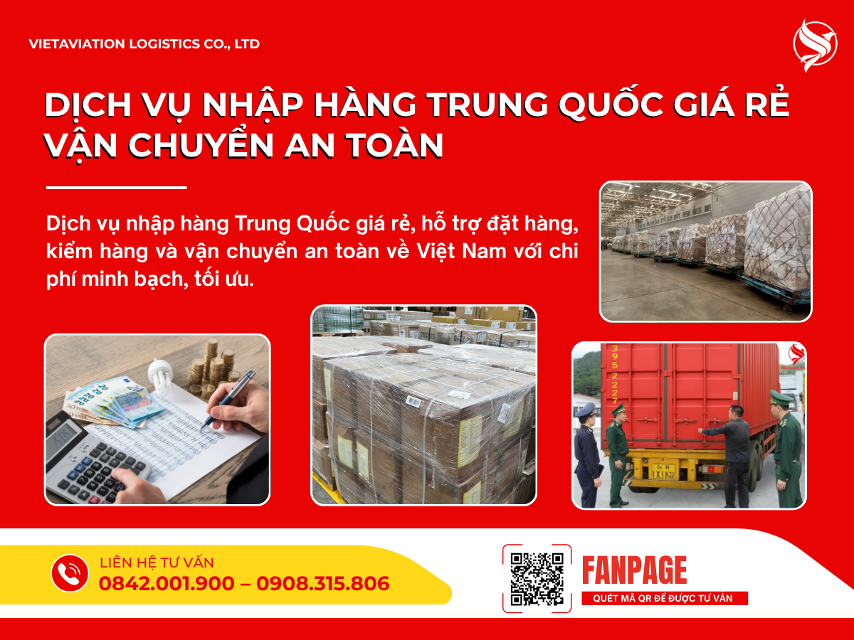 Dịch vụ nhập hàng Trung Quốc giá rẻ vận chuyển an toàn